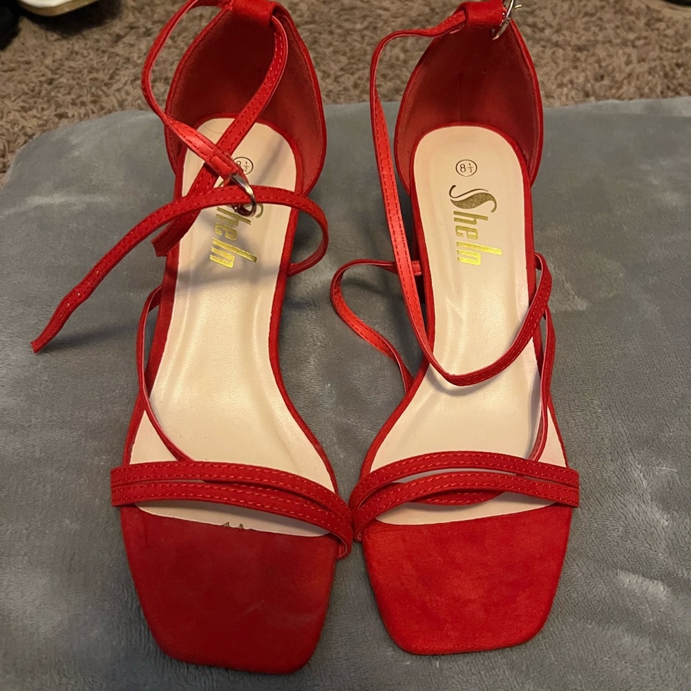 Red SHEIN heels